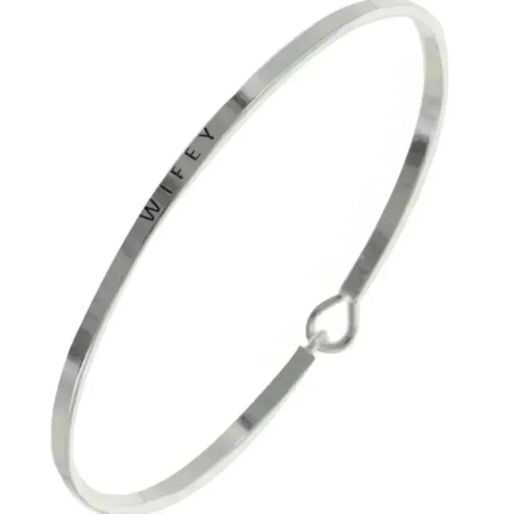 Wifey Message Bracelet